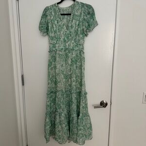 Shoshanna Floral Tiered Maxi Dress